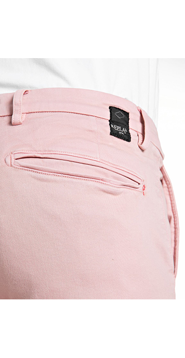 レギュラースリムBENNI Hyperflex Color チノパンツ 詳細画像